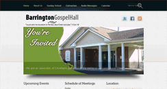 Desktop Screenshot of barringtongospelhall.org