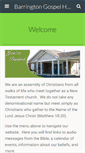 Mobile Screenshot of barringtongospelhall.org