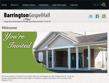 Tablet Screenshot of barringtongospelhall.org